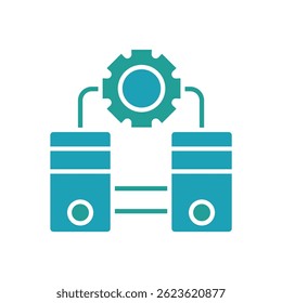 it infrastructure icon. vector.Editable stroke.linear style sign for use web design,logo.Symbol illustration.