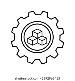 Infrastructure icon,Creative infrastructure icon liner illustration on white background..eps
