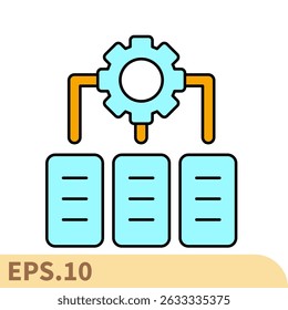 it infrastructure  icons  symbol vector elements for infographic web