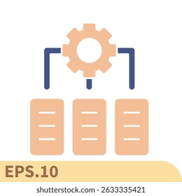 it infrastructure  icons  symbol vector elements for infographic web