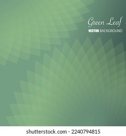 Infrastructure illustration EPS10 for title background image with smoothly spreading geometric gradation like green leaves