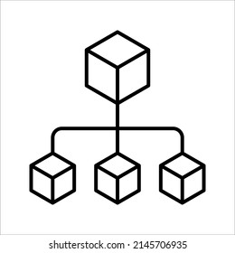 Infrastructure outline icon. Thin line style from community icon. Pixel perfect Infrastructure icon for web design on white background