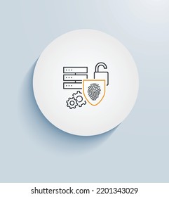 Infrastructure Software and Cybersecurity icon