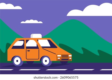 Infrastructure street way vector illustration