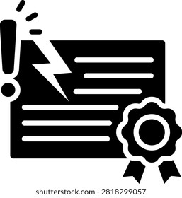 Infringement Icon, Element For Design