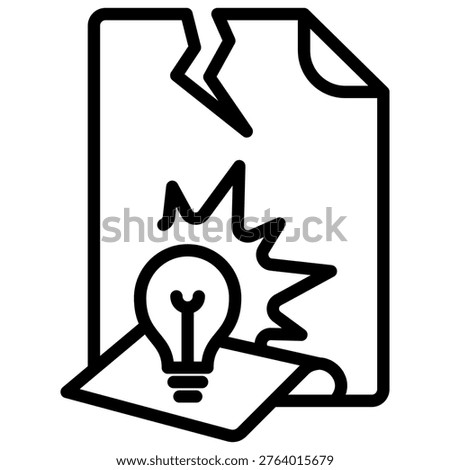 Infringement Icon Element For Design