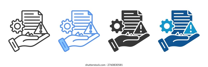 Infringement Icon Set Multiple Style Collection