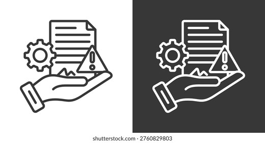 Infringement Icon Set Vector Collection Isolated In Black And White