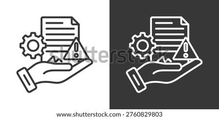 Infringement Icon Set Vector Collection Isolated In Black And White