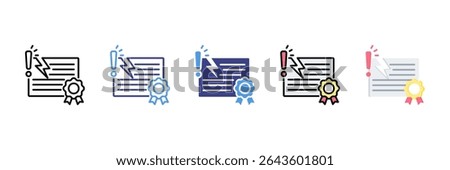 Infringement Multi Style Icon Set