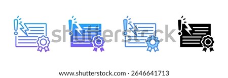 Infringement Multi Style Icon Set