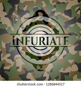 Infuriate on camo pattern