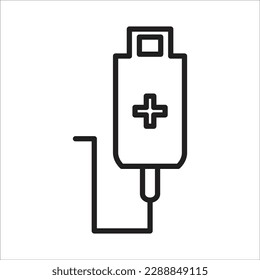 infus line new vector icon