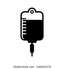 infuse - blood bag icon vector