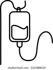 infuse blood bag icon vector on white background..eps
