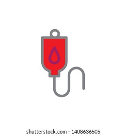 infuse, blood icon vector template