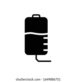 Infuse with glyph icon vector