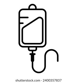 Infuse icon, iv bag icon
