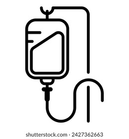 Infuse icon, iv bag icon