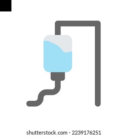 infuse icon logo flat style vector