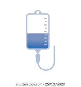 infuse icon in trendy flat style, blood bag icon, iv bag,intravenous bag. eps10