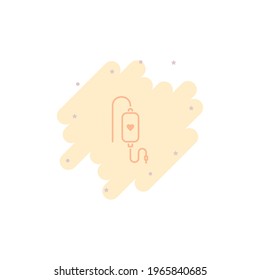 Infuse Icon Vector Illustration Design
