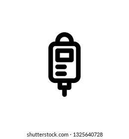 Infuse Icon Vector Illustration in Line Style for Any Purpose