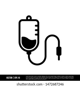 Infuse Icon Vector Illustration Logo Template