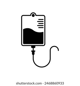 infuse icon vector isolated on white background