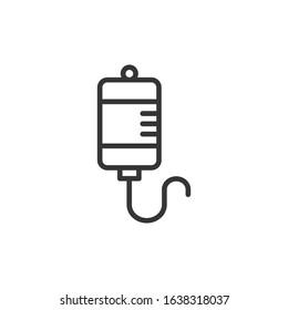Infuse Icon Vector. Medical Drip Icon.