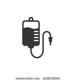 Infuse Icon Vector. Medical Drip Icon.