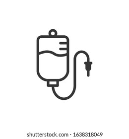 Infuse Icon Vector. Medical Drip Icon.
