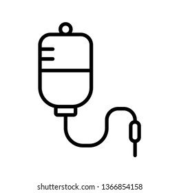 infuse - medical icon vector