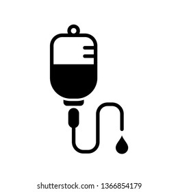 infuse - medical icon vector