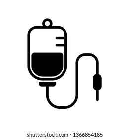 infuse - medical icon vector