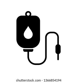 infuse - medical icon vector