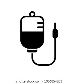 infuse - medical icon vector