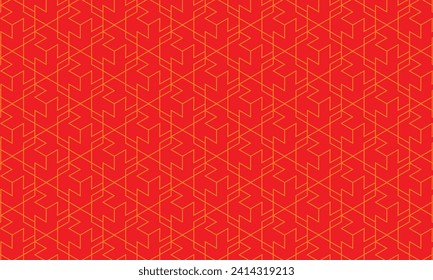 Infuse vibrancy into your designs with this unique orange geometric pattern. Perfect for adding a bold and stylish touch to your creations.