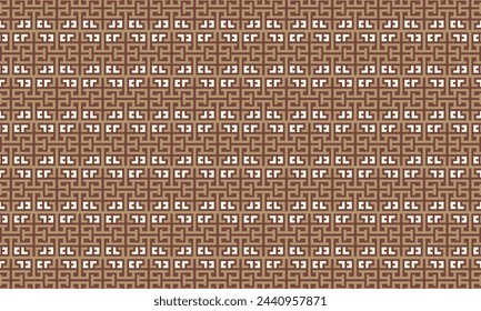 Infuse your designs with earthy elegance using this captivating brown geometric pattern.