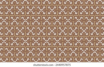 Verwöhnen Sie Ihre Designs mit erdiger Eleganz mit diesem fesselnden braunen geometrischen Muster.