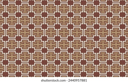 Infuse your designs with earthy elegance using this captivating brown geometric pattern.
