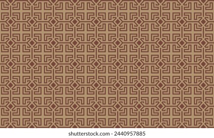 Infuse your designs with earthy elegance using this captivating brown geometric pattern.