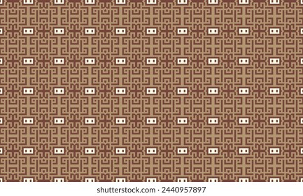 Infuse your designs with earthy elegance using this captivating brown geometric pattern.