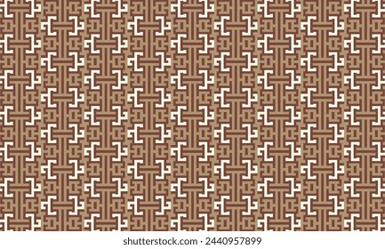 Infuse your designs with earthy elegance using this captivating brown geometric pattern.