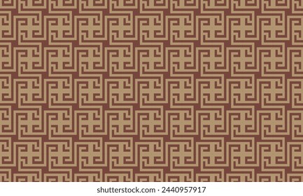 Infuse your designs with earthy elegance using this captivating brown geometric pattern.