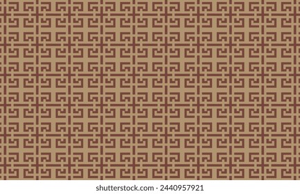 Infuse your designs with earthy elegance using this captivating brown geometric pattern.