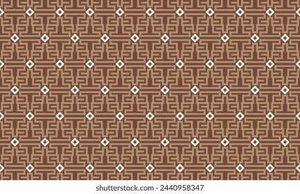 Infuse your designs with earthy elegance using this captivating brown geometric pattern.