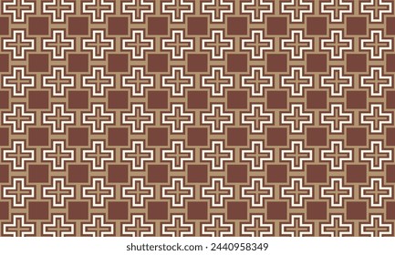 Verwöhnen Sie Ihre Designs mit erdiger Eleganz mit diesem fesselnden braunen geometrischen Muster.