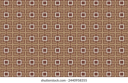 Infuse your designs with earthy elegance using this captivating brown geometric pattern.
