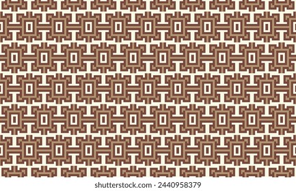 Infuse your designs with earthy elegance using this captivating brown geometric pattern.